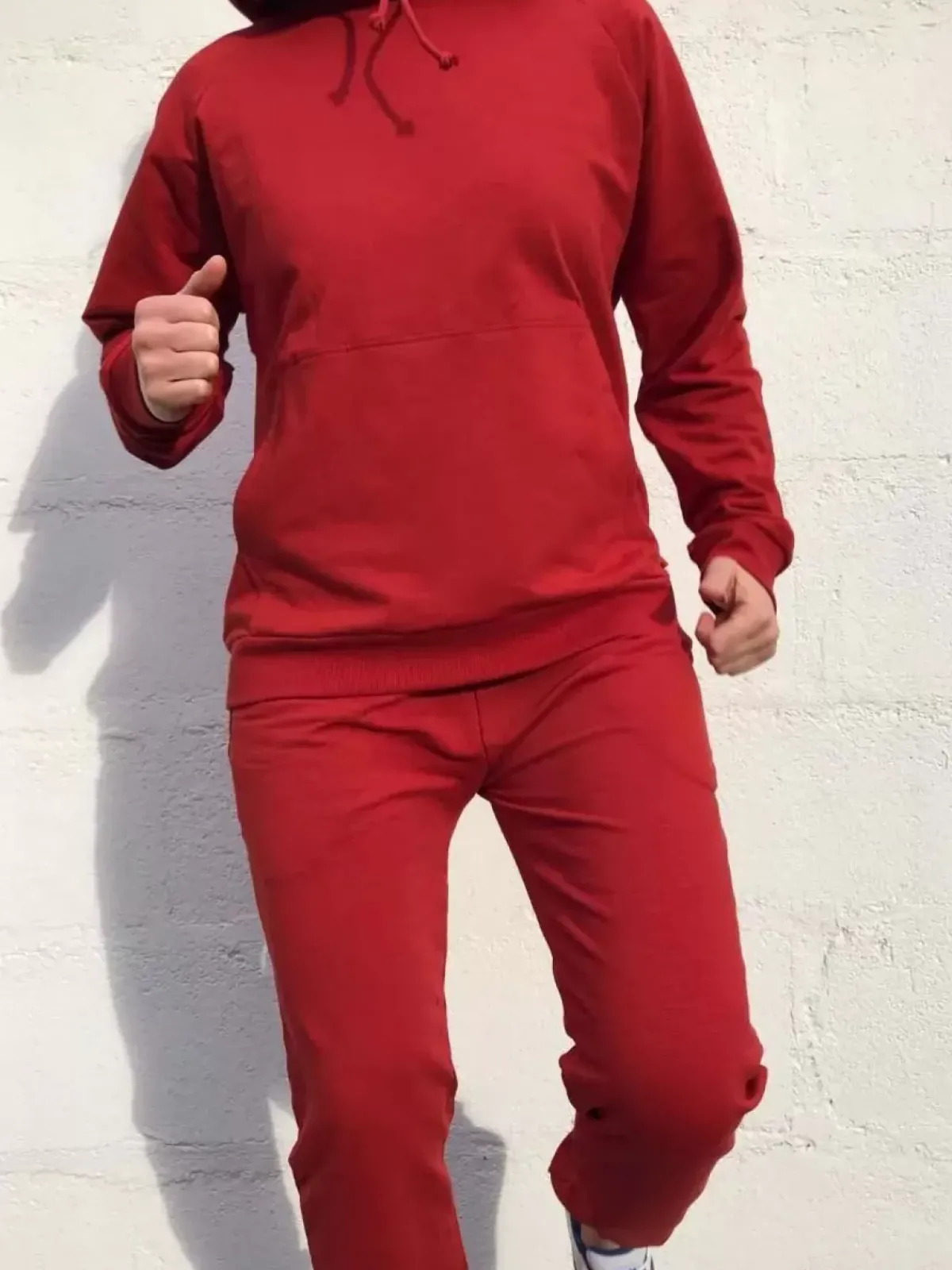 Danefæ Hosen>Ess - Organic Danedetox Sweatpants Dk Rust