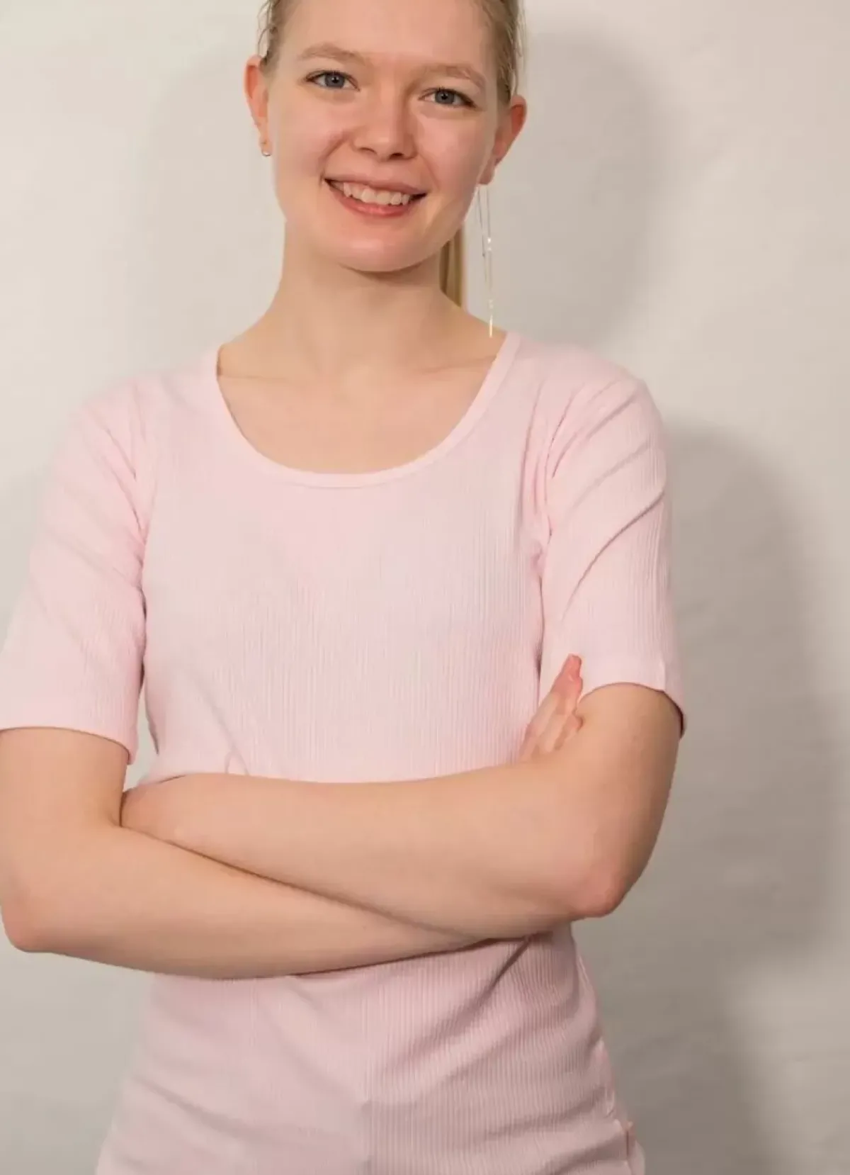 Danefæ T-Shirts>Ess - Organic Danegudhjem Tee Baby Pink