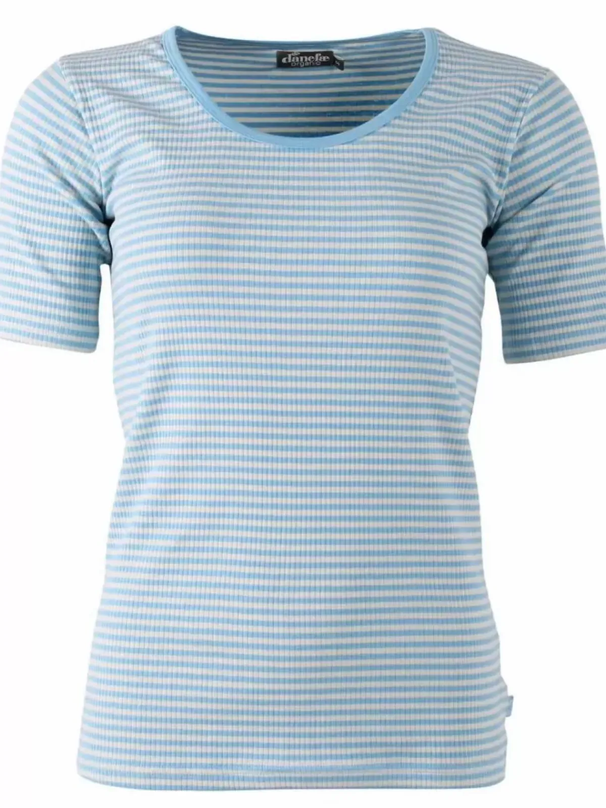 Danefæ T-Shirts>Ess - Organic Danegudhjem Tee Baby Blue/Chalk