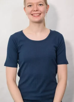Danefæ T-Shirts>Ess - Organic Danegudhjem Tee Navy