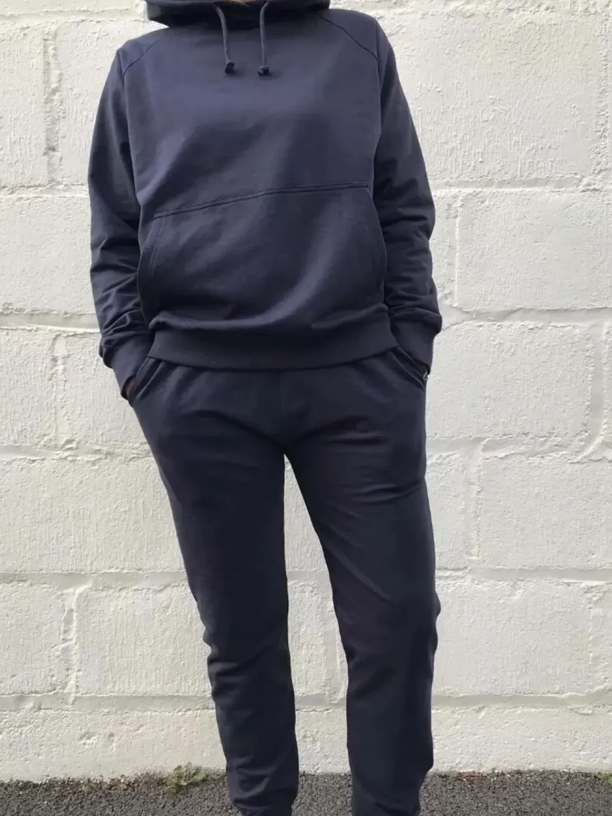 Danefæ Sweatshirts>Ess - Organic Danemellow Hoodie Dk Navy