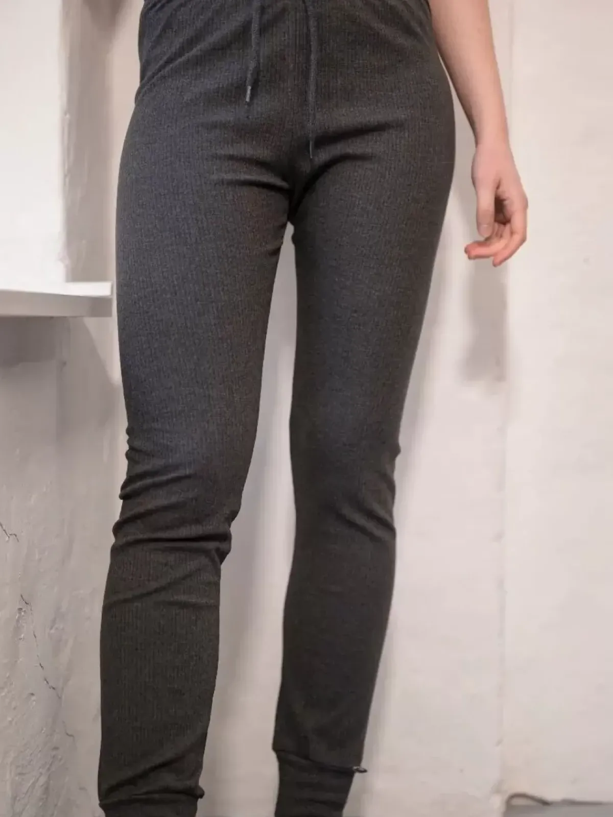 Danefæ Hosen>Ess - Organic Danesandvig Loungepants Dark Hthr Grey