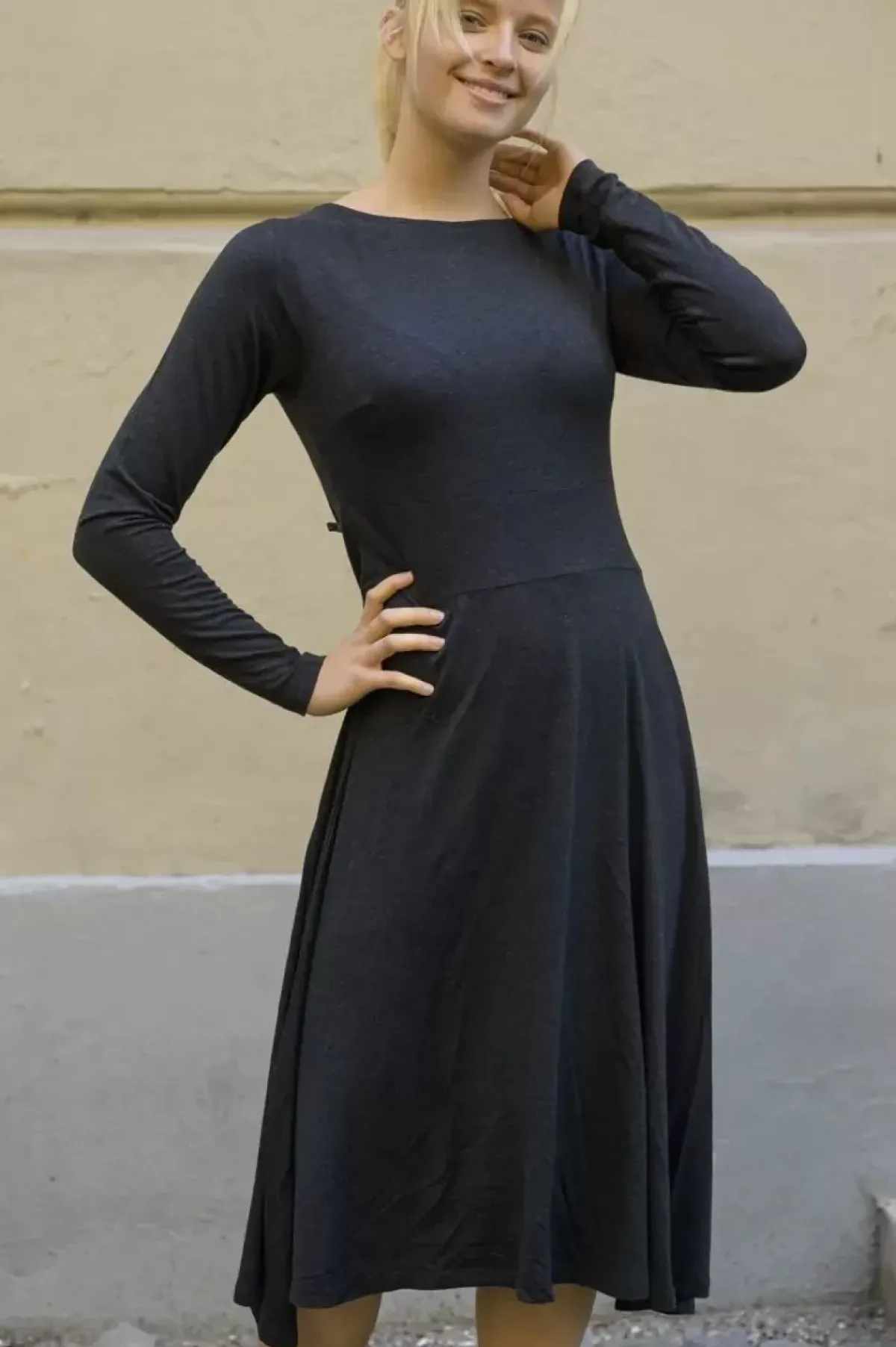 Danefæ Kleider>Ess - Sisse Wool Dress Black