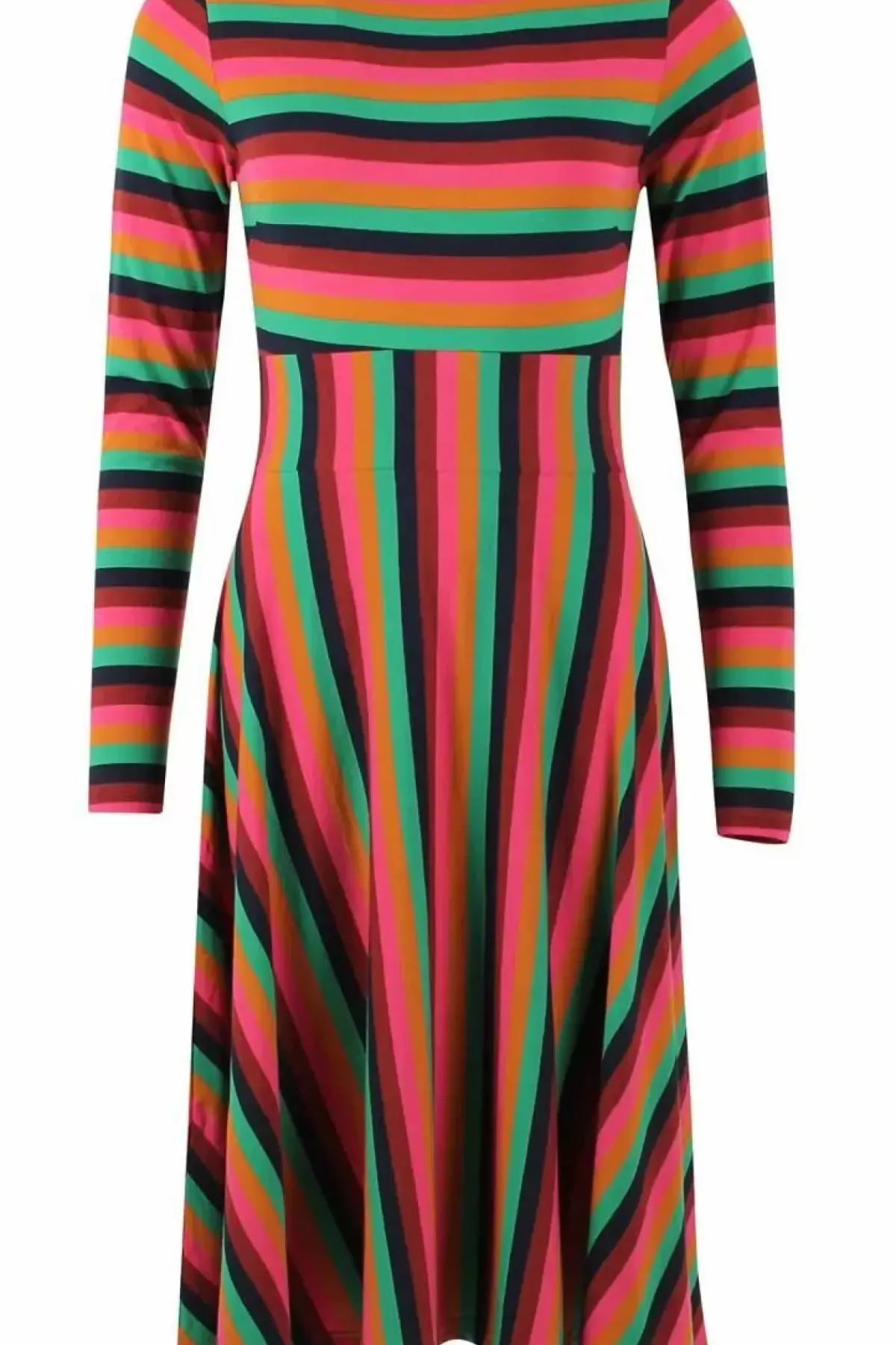 Danefæ Kleider>Ess - Sisse Wool Dress Tonic Stripe