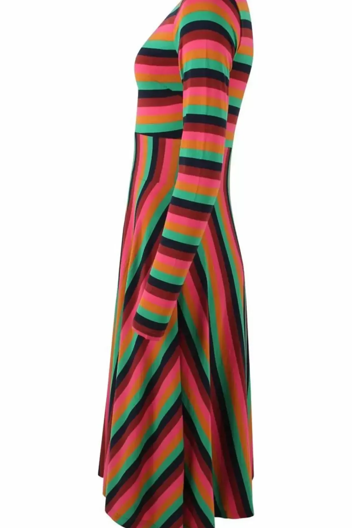 Danefæ Kleider>Ess - Sisse Wool Dress Tonic Stripe