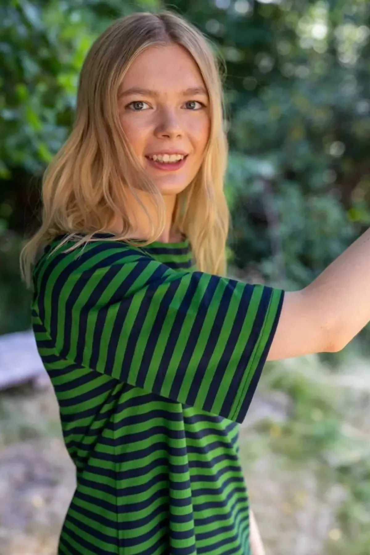 Danefæ Kleider>Ess - Sukker Dress Fall Jungle/Dk Navy