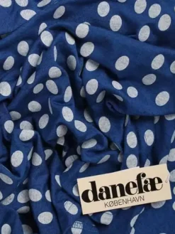 Danefæ Schals>Friend Scarf Indigo/Lt Beige Fundots