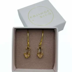 Danefæ Schmuck>Friihofsiig Oreringe Oval Drabe Peach