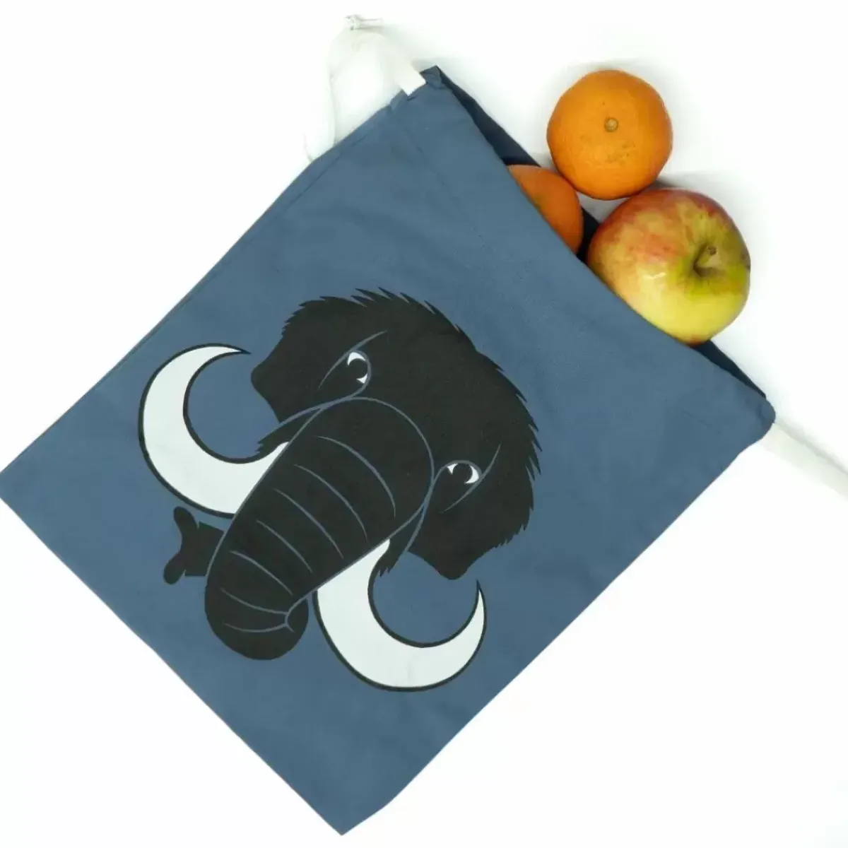 Danefæ Taschen>Fruit/Gift Bag Greyblue Elefant