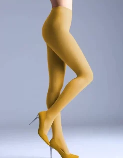 Danefæ Strumpfhosen>Giulia Blues 70 Yellow Moon