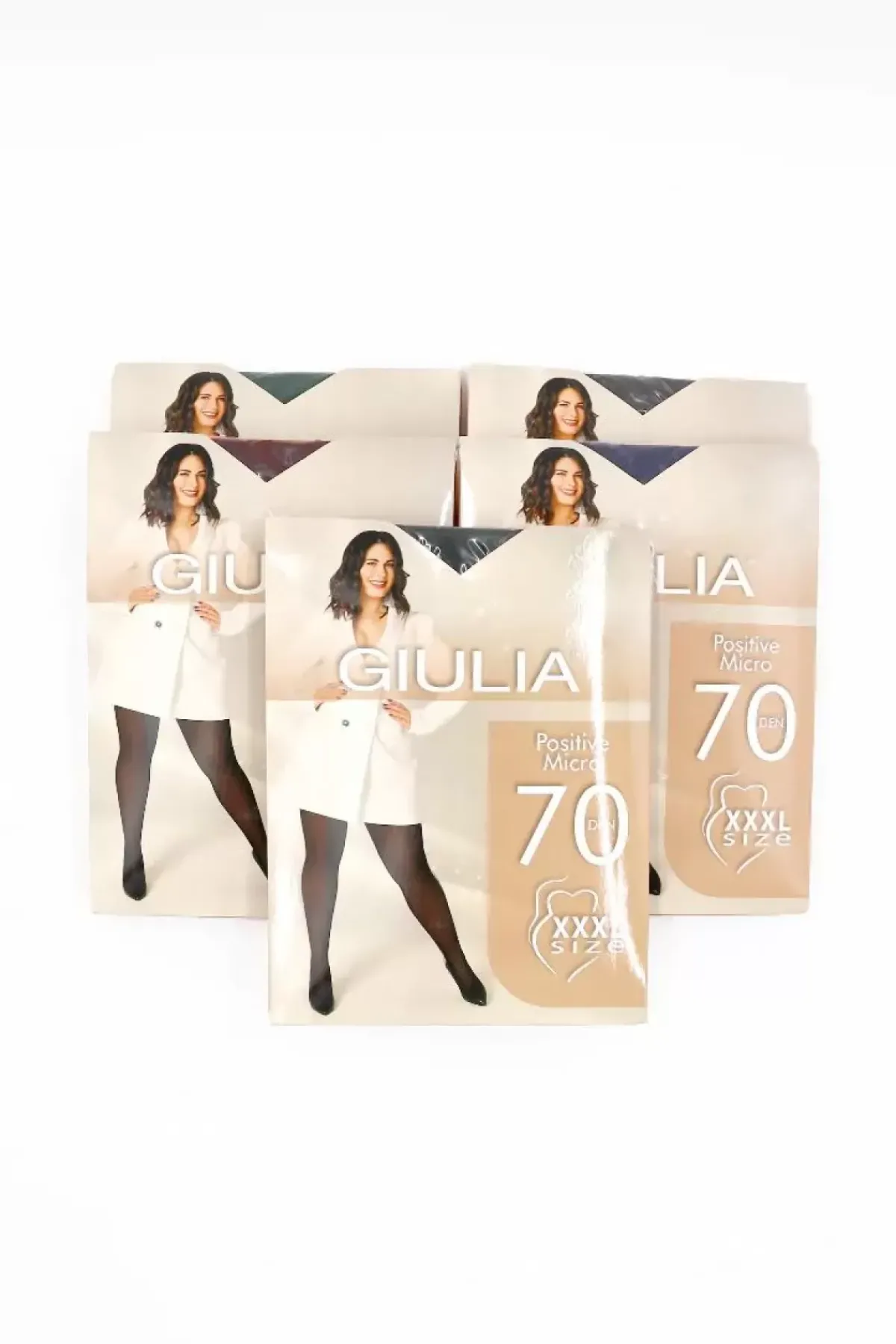 Danefæ Strumpfhosen>Giulia Positive Micro 70 Deep Green