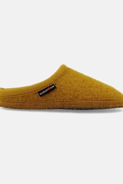 Danefæ Hausschuhe>Haflinger Alaska Hjemmesko Mustard