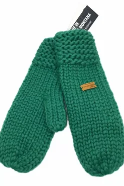 Danefæ Handschuhe>Handstrikket Merinould Vanter Ultramarine Green