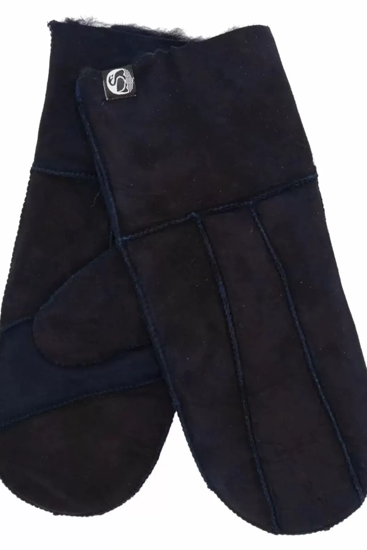 Danefæ Handschuhe>Handstrikket Merinould Vanter Dress Blue