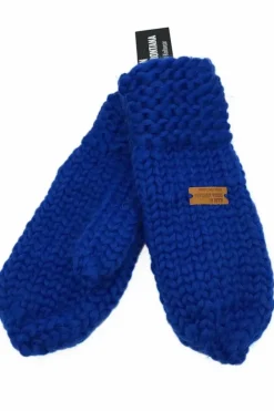 Danefæ Handschuhe>Handstrikket Merinould Vanter Classic Blue