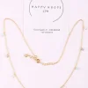 Danefæ Schmuck>Happy Hoop Cph Amanda Halskaede Guldfarvet