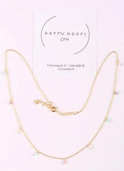 Danefæ Schmuck>Happy Hoop Cph Amanda Halskaede Guldfarvet