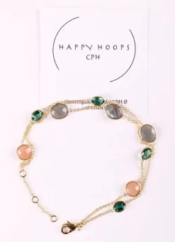 Danefæ Schmuck>Happy Hoop Cph Rachel Armband Guldfarvet/Multi