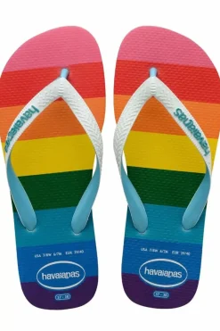 Danefæ Zehentrenner Und Slides>Havaianas Top Allover Flipflops Pride Blue