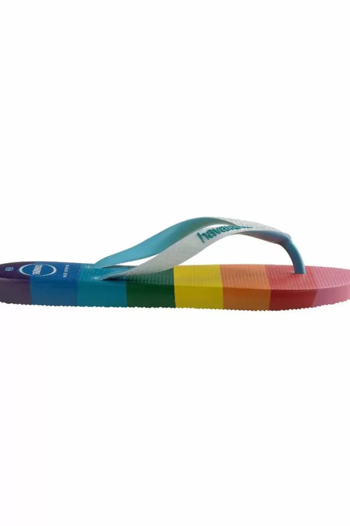 Danefæ Zehentrenner Und Slides>Havaianas Top Allover Flipflops Pride Blue