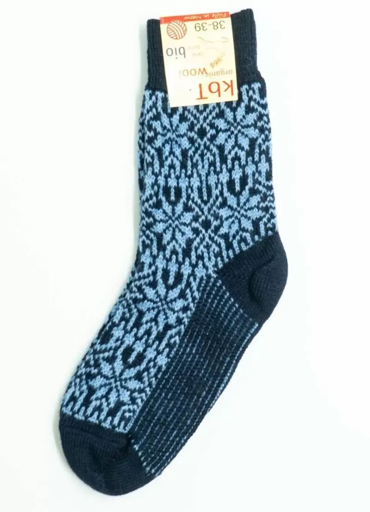 Danefæ Socken Und Strümpfe>Hirsch Natur Wool Socks Marine/Lt Blue