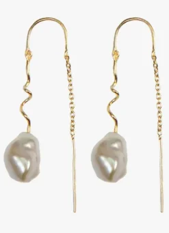 Danefæ Schmuck>Hultquist Cph Dione Oreringe Guldbelagt