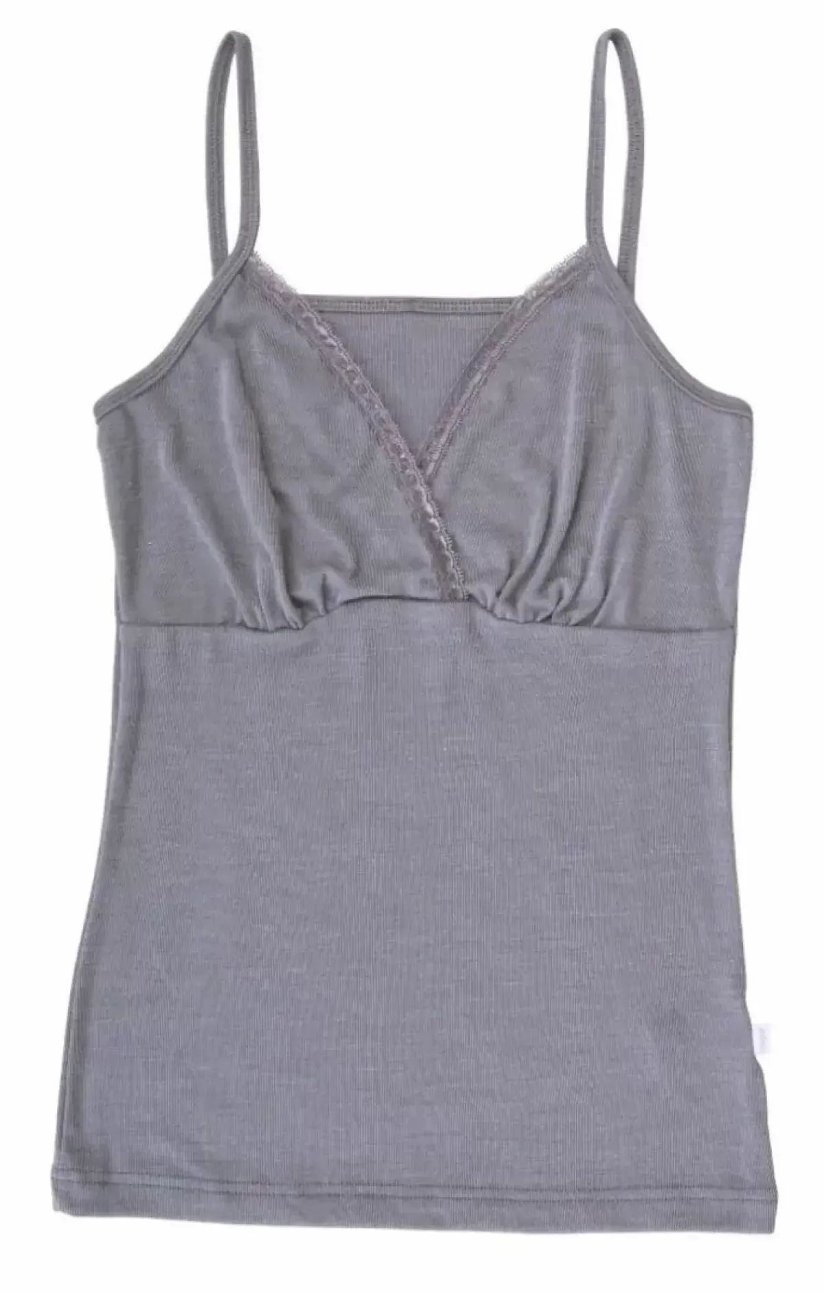 Danefæ Tops>Joha Chemise Victoria Wool/Silk Grey