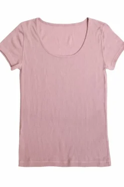 Danefæ T-Shirts>Joha T-Shirt Emma Wool Blomme