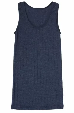 Danefæ Tops>Joha Undershirt Emily Wool/Silk Navy