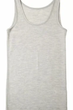 Danefæ Tops>Joha Wool Undershirt Silver Melange