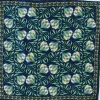 Danefæ Schals>Les Belles Vagabondes Mini Silk Scarf Bergamot Marine