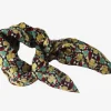 Danefæ Schals>Les Belles Vagabondes Mini Silk Scarf Kaleidoscope Prune