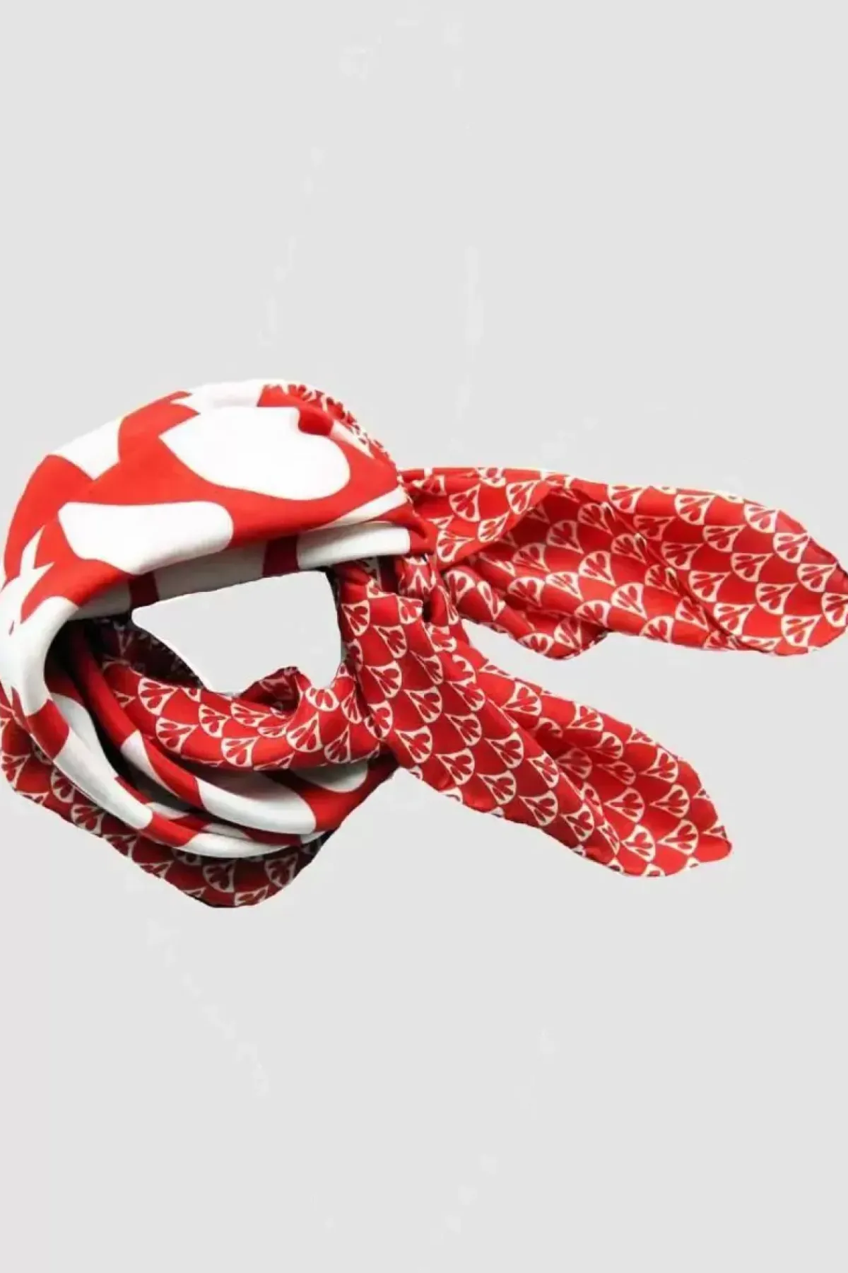 Danefæ Schals>Les Belles Vagabondes Mini Silk Scarf Ficus Orange