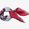 Danefæ Schals>Les Belles Vagabondes Mini Silk Scarf Mogador Pink