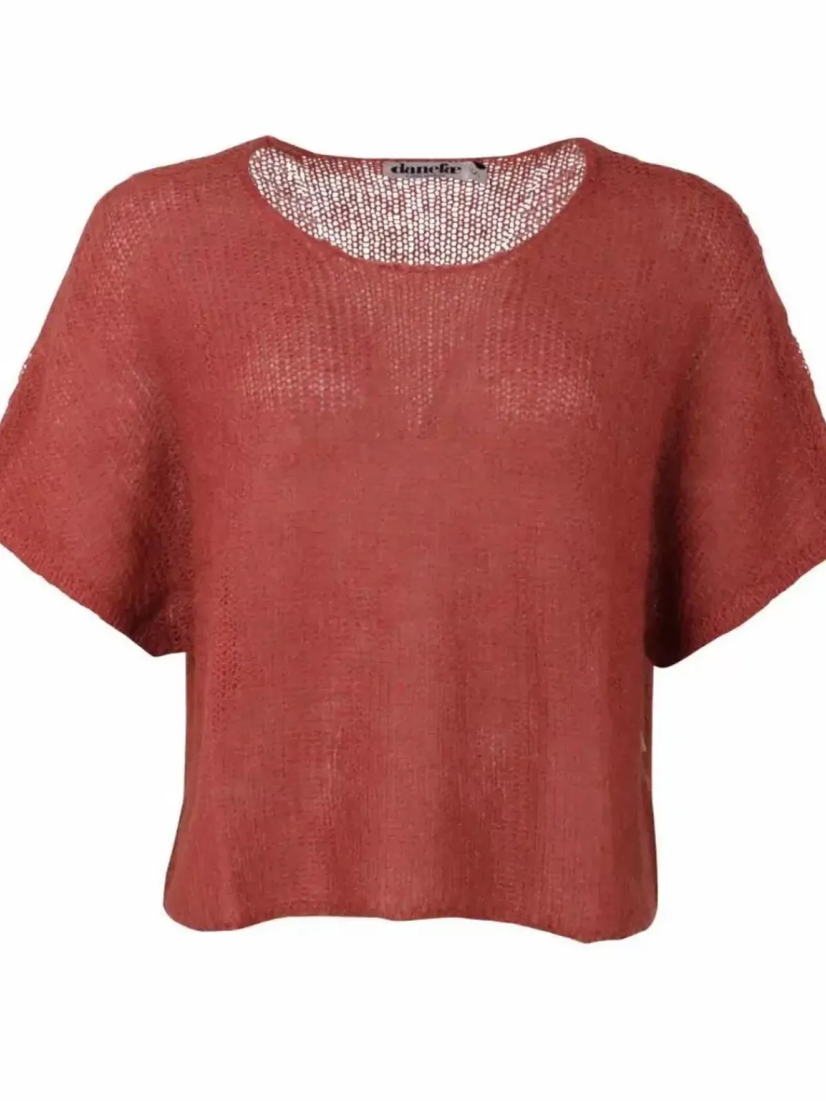 Danefæ Strickwaren>Liberty Sweater Rose Tile