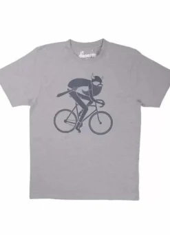 Danefæ T-Shirts>Mande Tee Heather Grey Bikingviking
