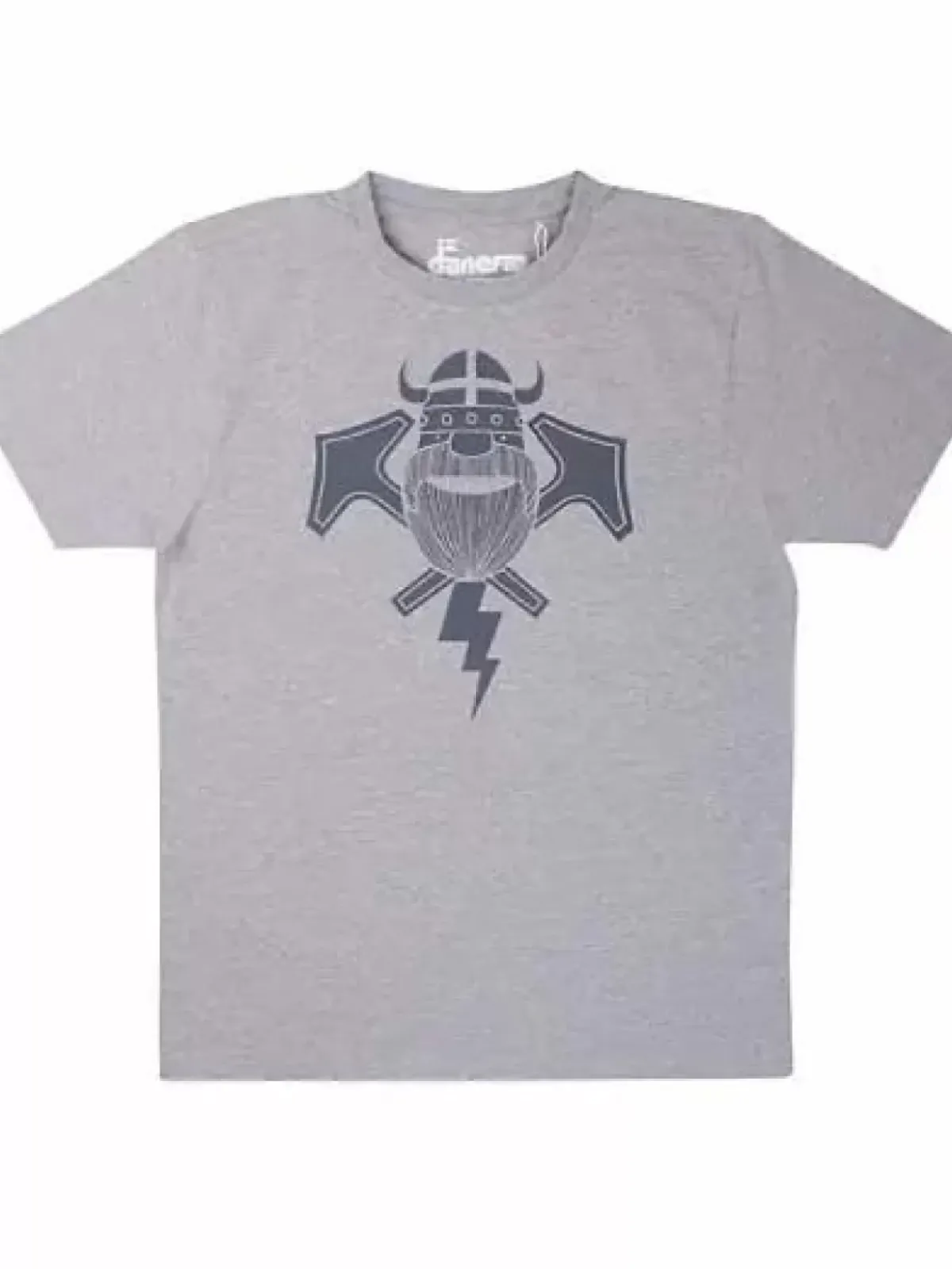 Danefæ T-Shirts>Mande Tee Heather Grey Thorbolt