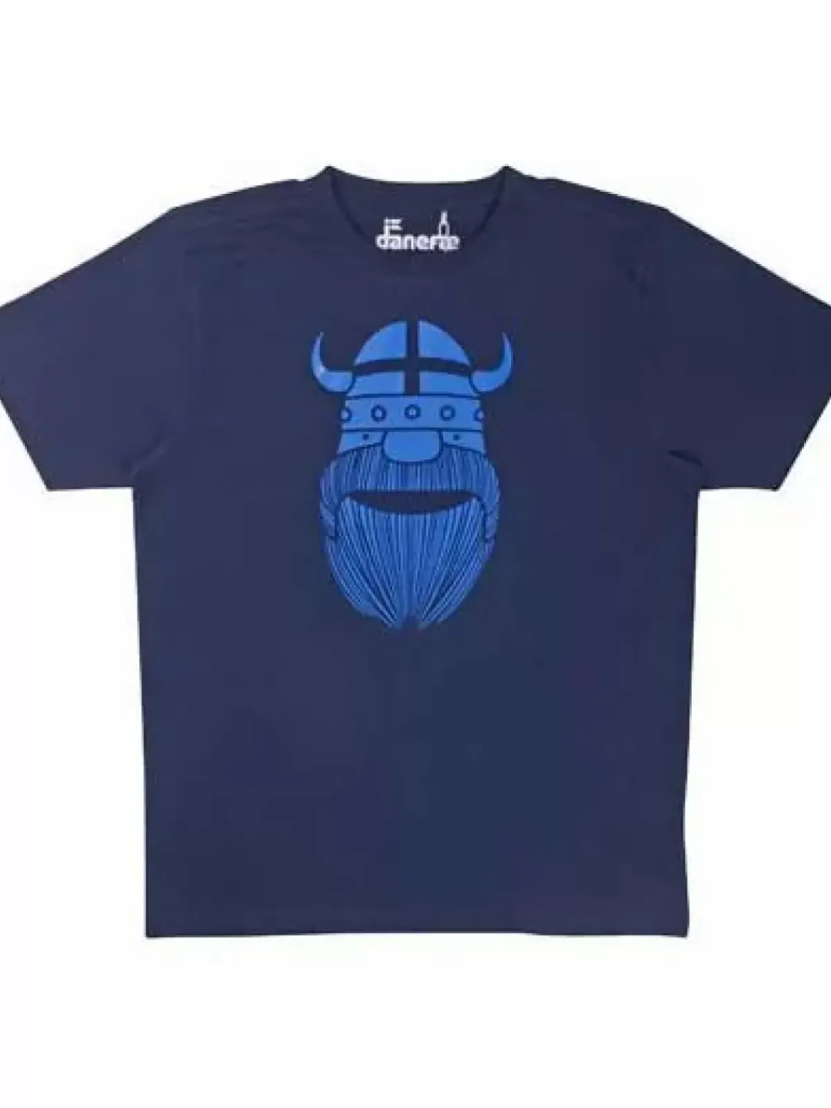 Danefæ T-Shirts>Mande Tee Navy Erik