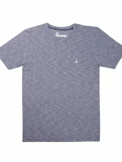Danefæ T-Shirts>Mande Tee Navy/Milk Erik Embroidery