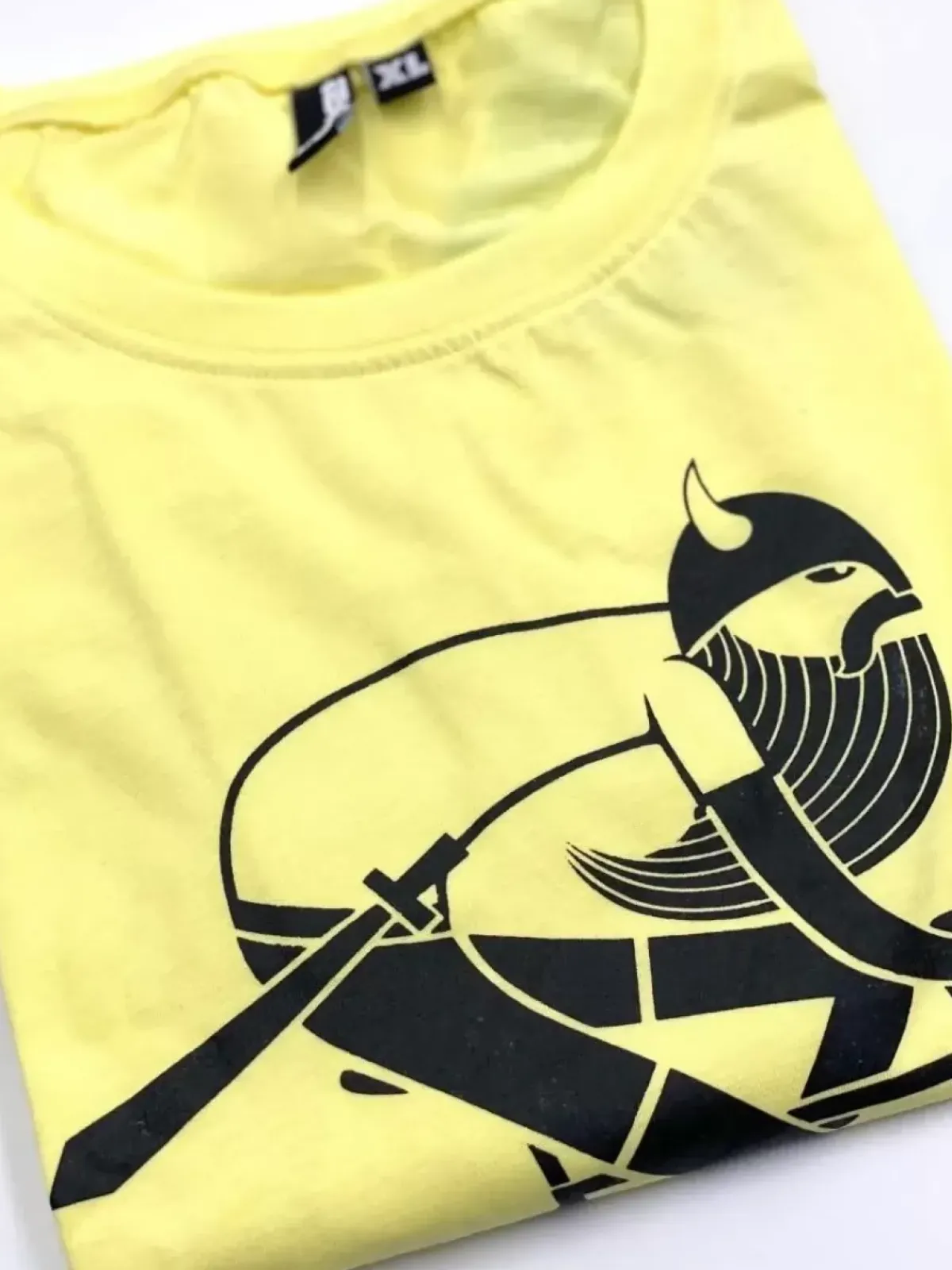 Danefæ T-Shirts>Mande Tee Pale Yellow Veloviking Mj