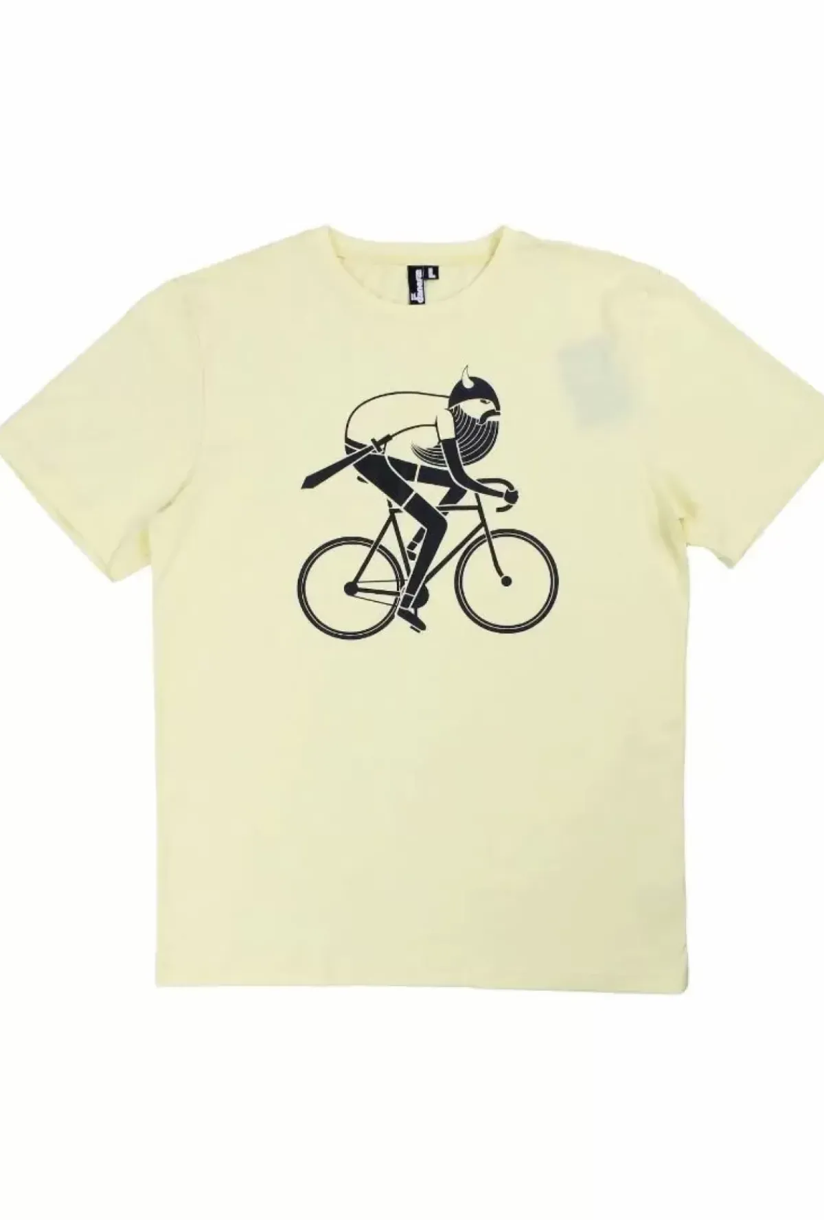 Danefæ T-Shirts>Mande Tee Pale Yellow Veloviking Mj