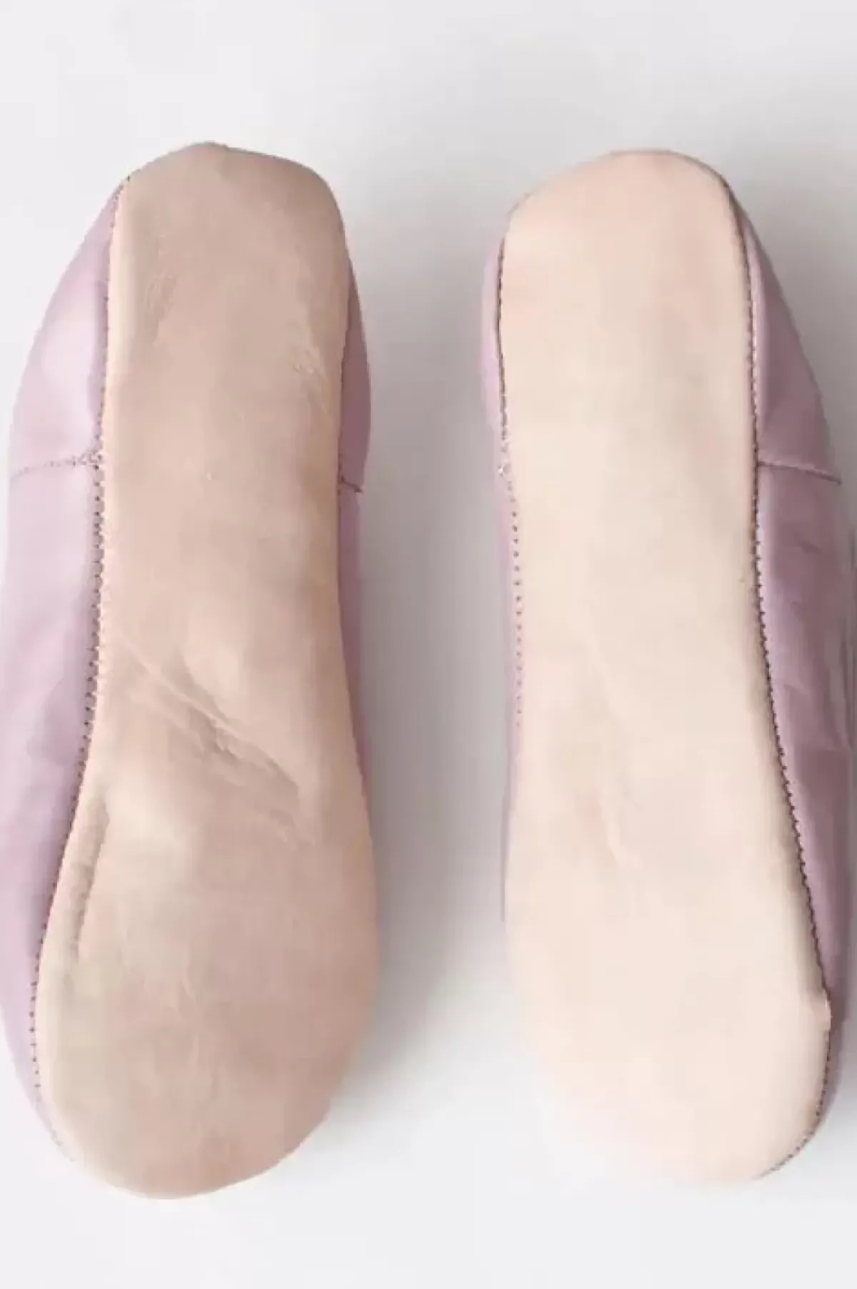 Danefæ Hausschuhe>Marokkanske Babouche Tofler Vintage Pink