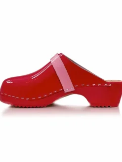 Danefæ Holzschuhe>Mine Traesko Red/Pink - Red