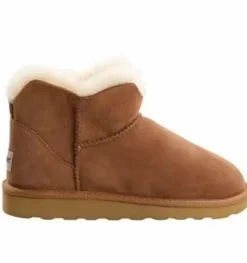 Danefæ Winter-Bademäntel>Mini Sheepskin Boots Chestnut