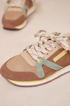 Danefæ Sneakers>M.Moustache Andre Running Sneakers Suede Brun Sable Sauge