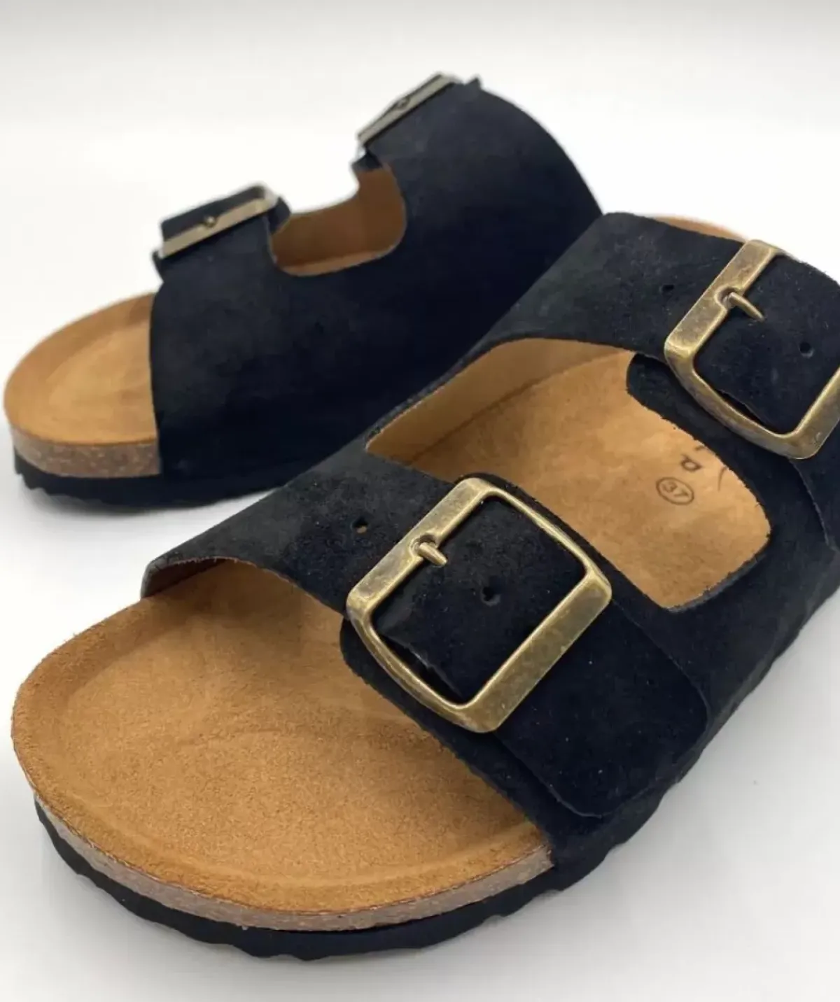 Danefæ Sandalen>Morso Skvulp Biosandal - Suede Black