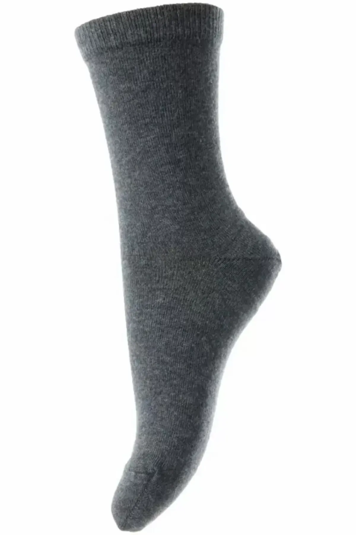 Danefæ Socken Und Strümpfe>Mp Wool/Cotton Socks Dark Grey Melange-497