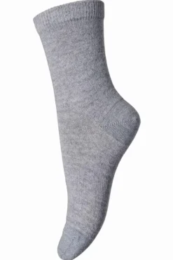 Danefæ Socken Und Strümpfe>Mp Wool/Cotton Socks Grey Melange-491