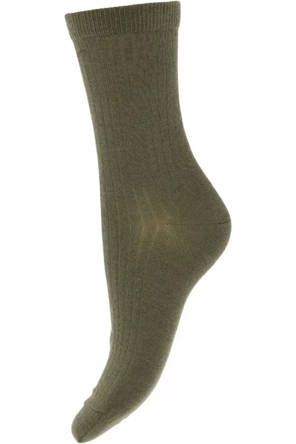 Danefæ Socken Und Strümpfe>Mp Wool Rib Socks Army-3007