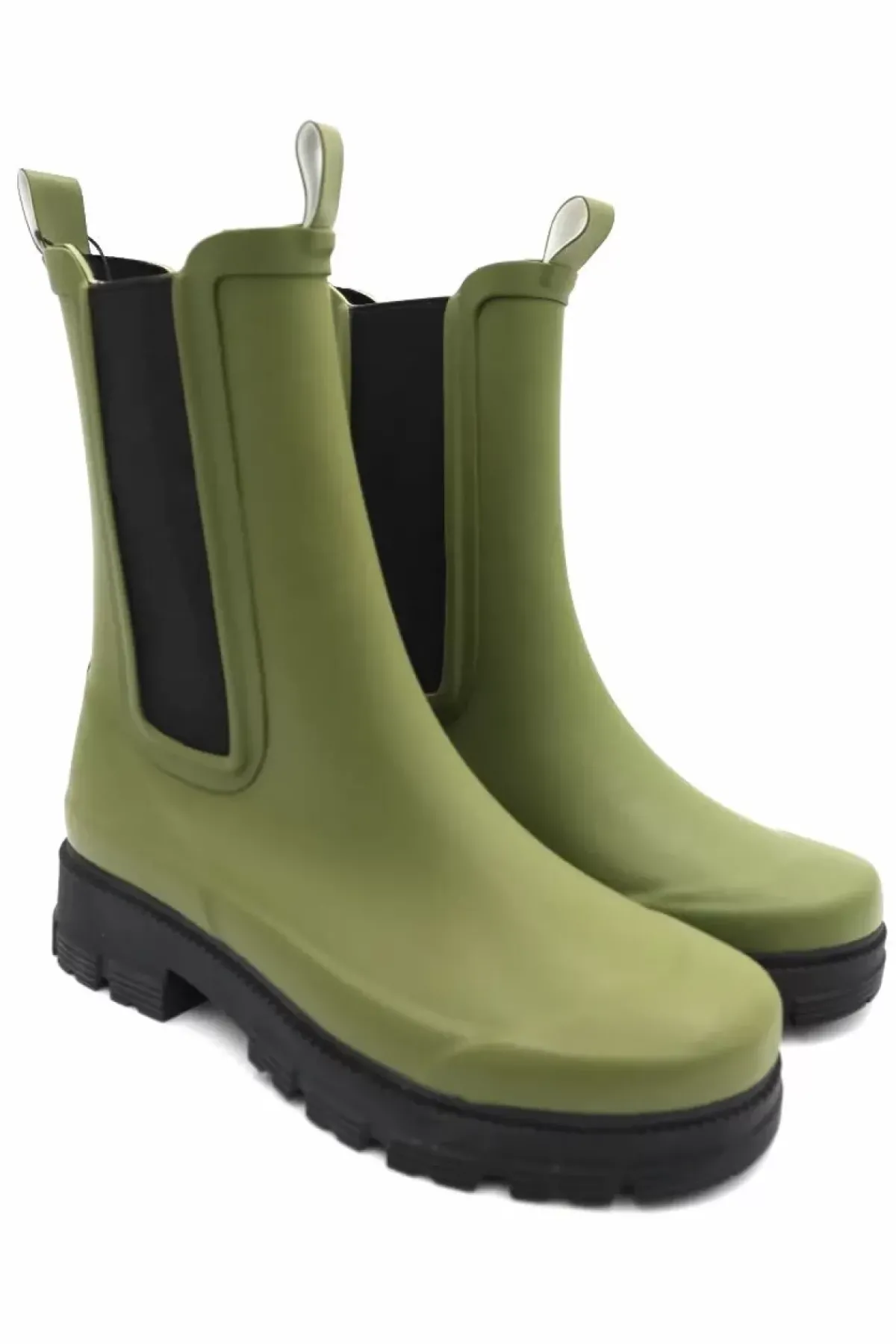Danefæ Gummistiefel>Nedbor Chunky Gummistovler Green